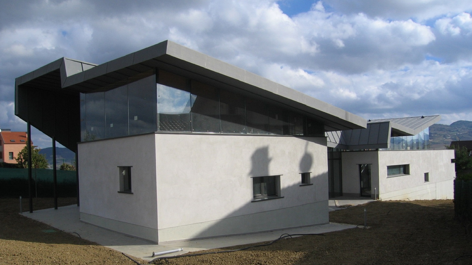 Vivienda unifamiliar en Badostain, cubierta de zinc, boa arquitectos, arquitectura sostenible