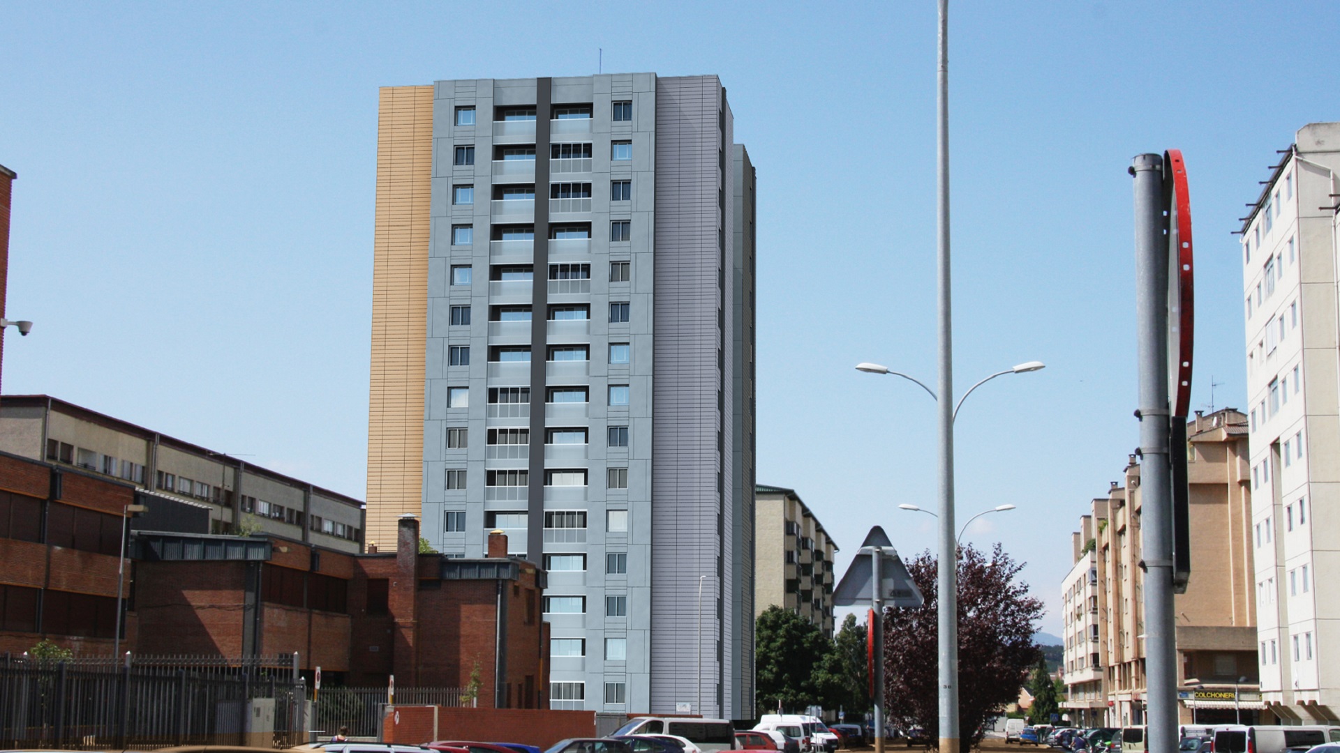 boa arquitectos, arquitectura sostenible, rehabilitación energética, fachada ventilada, Barañáin